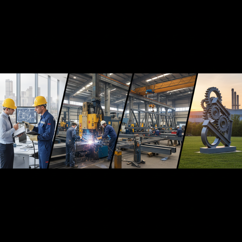 фото Производство металлоконструкций под заказ: от заявки до готового изделия