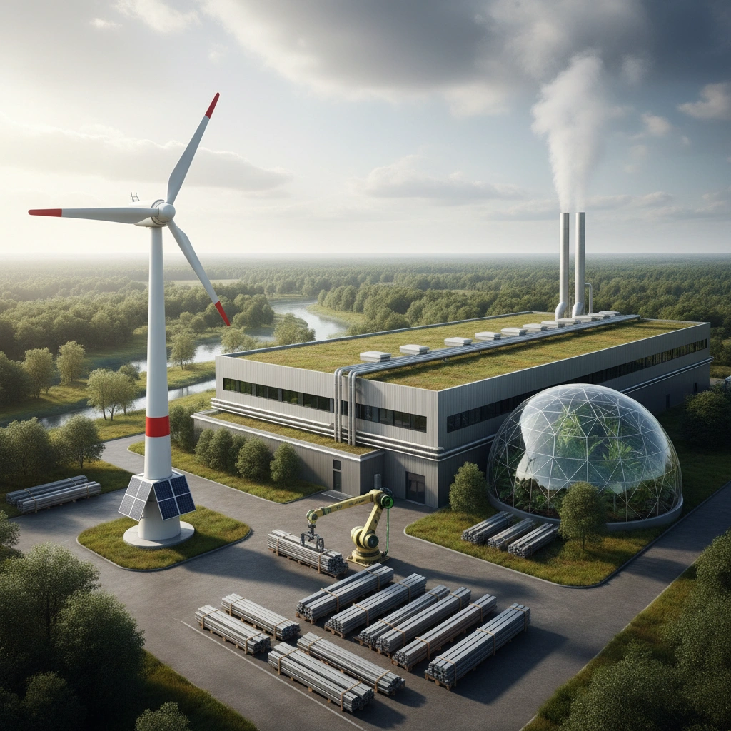 фото Экологичность производства металлоконструкций: снижение воздействия